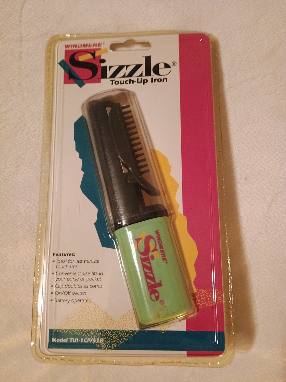 Windmere Sizzle Touch-Up Iron - Lime Green